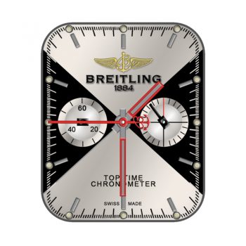 BERITLING百年灵酷猫黑白高级表盘.clock