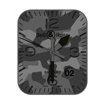 bell & ross 柏莱士酷黑迷彩风灰表盘.clock