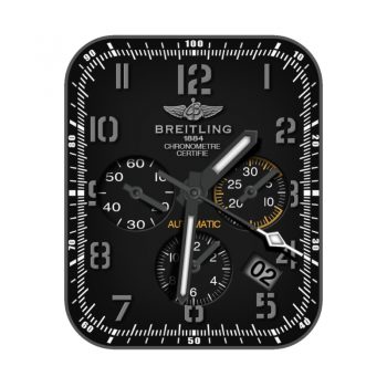 BERITLING百年灵黑色炫酷外测速仪圈高级表盘.clock