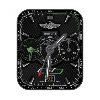 BERITLING百年灵炫酷黑绿高级表盘.clock