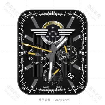 BERITLING百年灵黑白高级表盘.clock