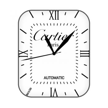 卡地亚Cartier-SANTOS DE CARTIER系列白金表盘.clock