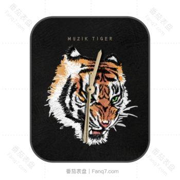 muziktiger小老虎奇幻虎系列静态版虎头网红卡通萌系可爱.clock