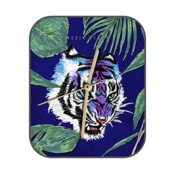 muziktiger小老虎奇幻虎系列动态版渐变虎头网红卡通萌系可爱.clock