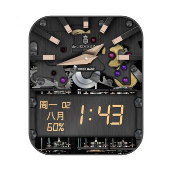 De Grisogono (Rashid)德高娜高级贵族黑色机械表盘.clock