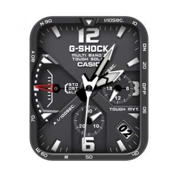 卡西欧CASIOG炫酷灰黑色机械表盘.clock