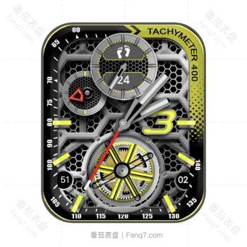 Honeycomb 黑黄蜂窝机械表盘.clock