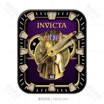 INVICTA thanos 英氟帝国皇冠紫黑个性机械灭霸无限手套表盘.clock