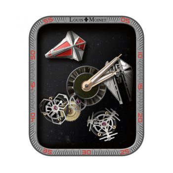 LOUIS MOINET(路易·莫华奈黑色动态机械表盘.clock