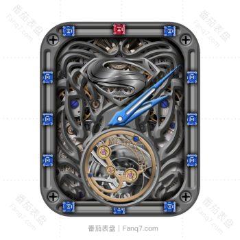 Man of steel高级灰机械动态表盘.clock