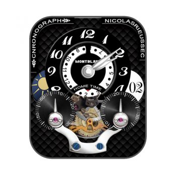 万希泉Memorigin炫酷黑罗马数字机械表盘.clock