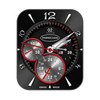 Parmigiani 帕玛强尼炫酷黑红机械表盘.clock