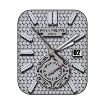 百达翡丽PATEK PHILIPPE水晶钻石表盘.clock