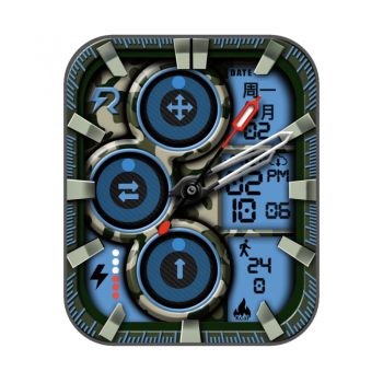 RLRashid Arm blue蓝色简约机械表盘.clock