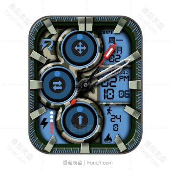 RLRashid Arm blue蓝色简约机械表盘.clock