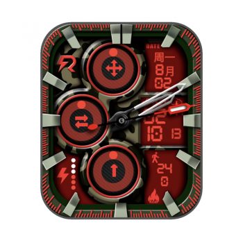 RLRashid Arm red红色简约机械表盘.clock