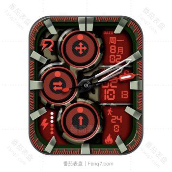 RLRashid Arm red红色简约机械表盘.clock