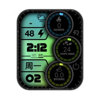 RLmade手表浅绿渐变三盘.clock