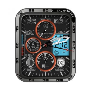 RLMade 57简约复古风黑红机械表盘.clock