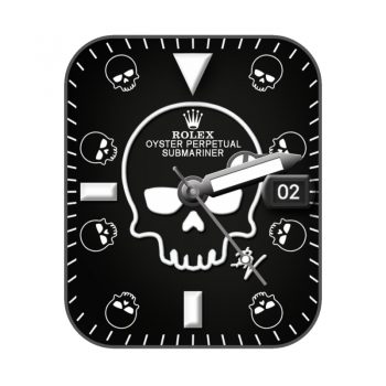 劳力士ROLEX BLACK VENOM 黑色骷髅表盘.clock