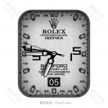ROLEX劳力士高级奶奶灰印花表盘.clock