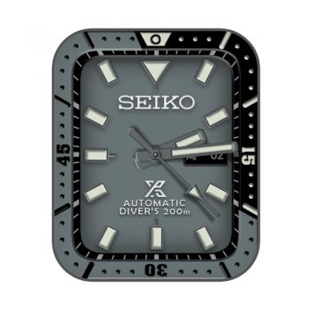 SEIKOprospex简约银灰色高级机械表盘.clock