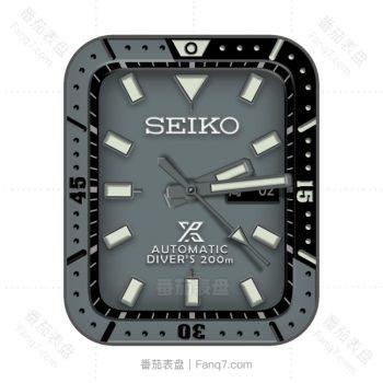 SEIKOprospex简约银灰色高级机械表盘.clock