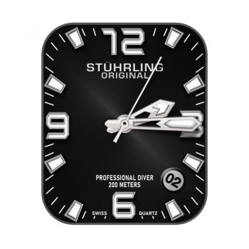 STÜHRLING (Rashid)-斯图林高级黑表盘.clock