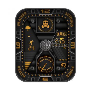 SURVIVOR 绿色机械RL生化危机防毒面罩表盘.clock