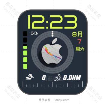 Apple_Volk苹果iPhone深蓝表盘.clock