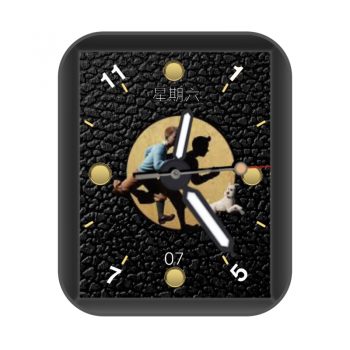 Boy男孩与狗奔跑表盘.clock