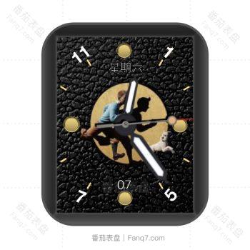 Boy男孩与狗奔跑表盘.clock