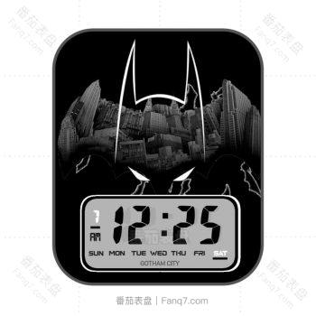 DK THEBATMAN狂笑之蝠酷黑表盘.clock