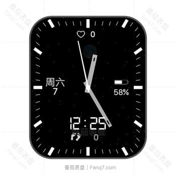 FFitbit_VolK (1)简约黑色星空表盘.clock