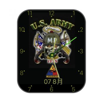 U.S.ARMY美国陆军黑表盘.clock