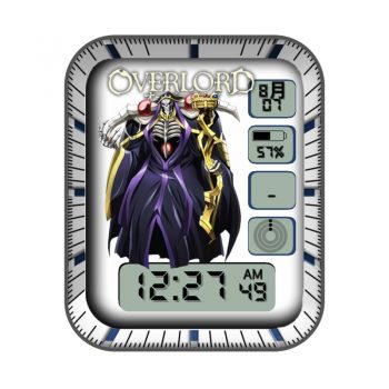 白色OVERLORD_B_Volk日本动漫表盘.clock