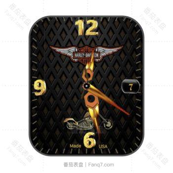 Rick Harley哈雷炫酷黑翅膀表盘.clock