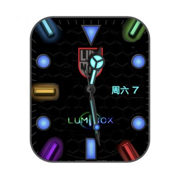Rick’s Luminox 鲁美诺斯炫酷黑荧光多彩表盘.clock