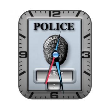意大利POLICE警察蓝灰手表.clock