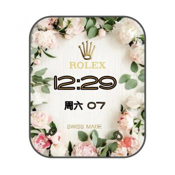 ricks rolex劳力士简约花瓣唯美米白表盘.clock