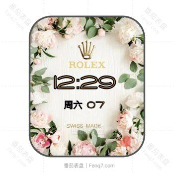 ricks rolex劳力士简约花瓣唯美米白表盘.clock