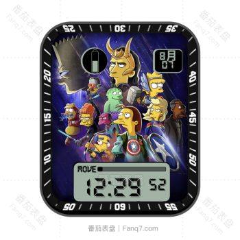 Simpsons_Loki_VolK辛普森一家可爱动漫表盘.clock