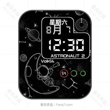 Volk14_Astronaut_2太空人素描表盘.clock