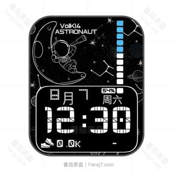 Volk14_Astronaut太空人素描表盘.clock