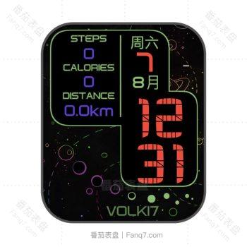 VOLK17宇宙素描太空表盘.clock