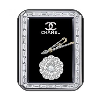 香奈儿CHANEL中古方糖表盘轻奢镶钻外圈.clock