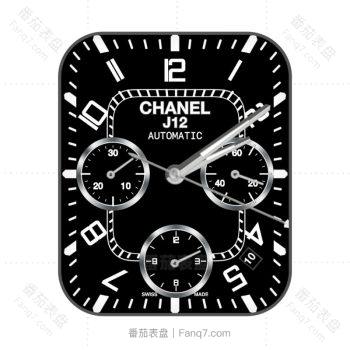 香奈儿CHANEL黑白表盘轻奢.clock