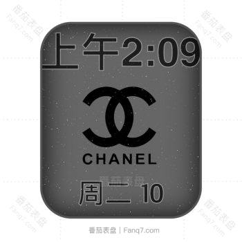 香奈儿CHANEL灰色动态表盘轻奢.clock