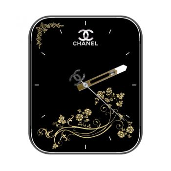 香奈儿CHANEL黑金花瓣表盘.clock