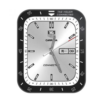 CALIBER系列泰格豪雅手表TAG HEUER珍珠灰白表盘.clock
